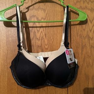 2-pack push up bra